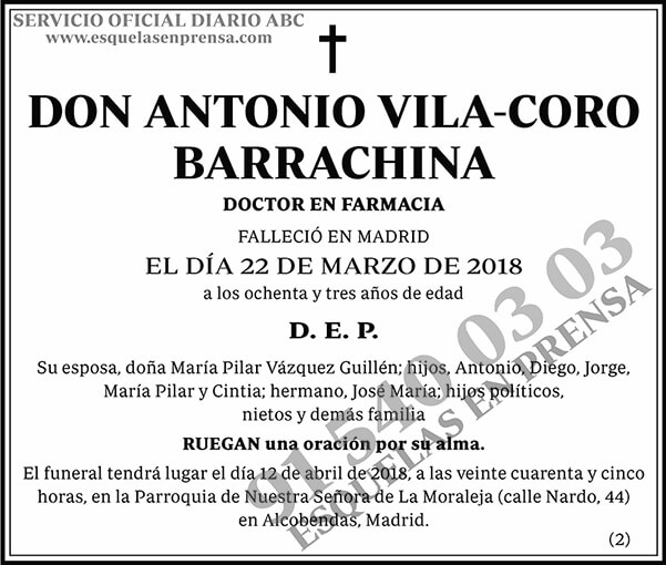 Antonio Vila-Coro Barrachina